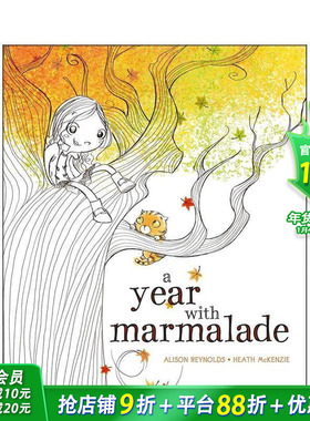 【现货】果酱的一年 A Year with Marmalade 英文儿童插画故事绘本 进口童书