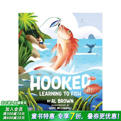 【预售】上钩：钓鱼入门指南 Hooked 英文科普百科知识 英语拓展阅读进口书