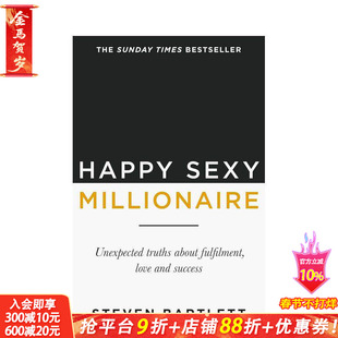 【预售】快乐富翁 Happy Sexy Millionaire 原版英文商业行销 CEO日记主播史蒂文·巴特利特Steven Bartlett 正版进口书
