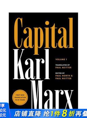 【现货】马克思 资本论 卷1 Capital : Critique of Political Economy， Volume 1 全新译本 原版英文社会科学 正版进口书