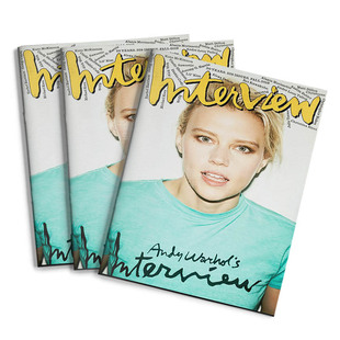 订阅 Interview 时尚访谈杂志 美国英文版 年订6期 D621