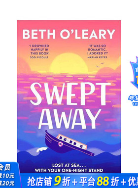 【预售】爱如潮涌 Swept Away 原版英文文学小说 正版进口书
