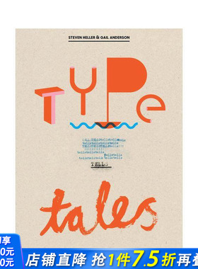 【现货】[T&H]Type Tells Tales，字体讲述故事 英文原版字体设计图书