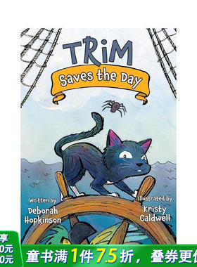 【预售】特里姆拯救了这一天 Trim Saves The Day  英文儿童初级章节桥梁故事书 进口童书