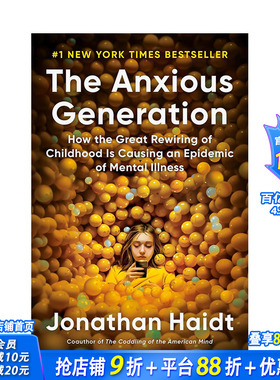 【现货】焦虑的一代 The Anxious Generation 原版英文心灵励志 正版进口书