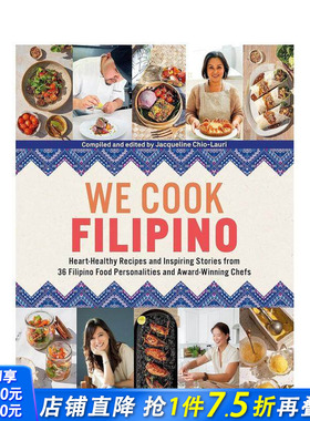 【预售】我们煮菲律宾菜 We Cook Filipino 原版英文餐饮生活美食 正版进口图书