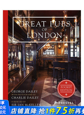 【现货】伦敦大酒吧：袖珍版Great Pubs of London 餐饮饮酒旅行指南 英文原版