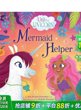 【预售】美人鱼助手 Mermaid Helper (Uni) 英文儿童插画故事绘本 0岁+英语早教进口童书