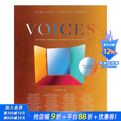 【预售】声音：音乐和戏剧中的决定性时刻 Voices: Defining Moments in Music and Theater 原版英文音乐 正版进口书