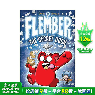 【预售】弗莱姆伯岛1：秘密之书 Flember1 插画家Jamie Smart儿童奇幻冒险系列英文儿童桥梁章节故事 英语拓展阅读进口书