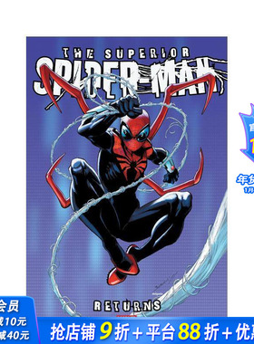 【预售】究极蜘蛛侠归来 合集 Superior Spider-Man Returns Omnibus Mark Bagley Cover 英文漫画书 正版进口书