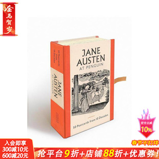 【预售】【明信片】简·奥斯汀的企鹅印记:90周年封面艺术明信片集(50张典藏) Jane Austen at Penguin 艺术文创周边