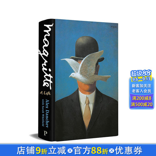 【预售】英文原版 （简装）马格里特 Magritte: A Life 艺术历史与评论 正版进口书籍 善优图书