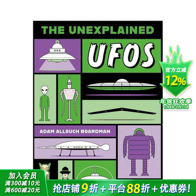 【现货】未解之谜：UFO档案 【The Unexplained】UFOs 英文小说故事 英语拓展阅读进口书