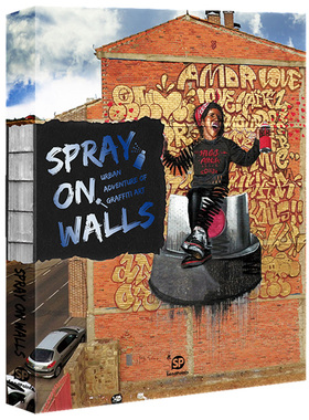 【现货】【送字体海报】视觉亚文化 街头涂鸦 Spray on Walls 街头文化艺术绘画 涂鸦创作 英文原版图书书籍 Sendpoints