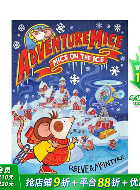 【预售】冒险萌鼠团：狂欢冰雪大营救 Adventuremice: Mice on the Ice 英文儿童桥梁章节故事 英语拓展阅读进口书