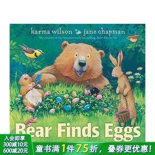 Bear 小熊找蛋 Finds Eggs 进口童书 英文儿童插画故事绘本 预售