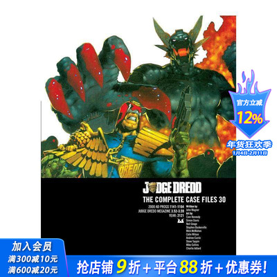 【预售】爵德判官：第 30 版：完整案件档案 Judge Dredd: v. 30: The Complete Case Files 原版英文漫画书 正版进口书