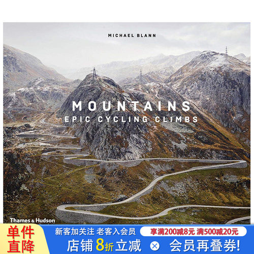 【现货】山脉：史诗般的单车攀登 英文原版艺术 Mountains: Epic Cycling Climbs
