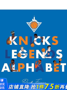 【预售】尼克斯传奇字母表 Knicks Legends Alphabet 原版英文运动 正版进口图书