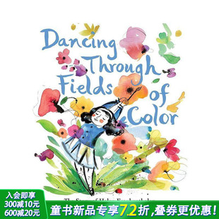 Through Fields 儿童艺术启蒙 现货 善优童书 海伦·弗兰肯泰勒 Dancing Color