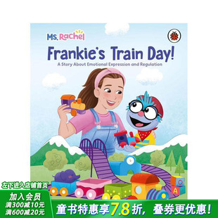 【预售】瑞秋女士：弗兰基的火车日！ Ms Rachel: Frankie’s Train Day! 英文儿童插画故事绘本 进口童书