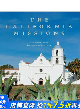 【现货】The California Missions，加州任务 老建筑 历史古典建筑设计艺术 英文原版