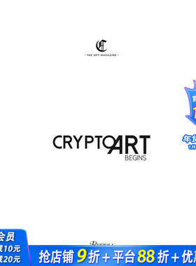 【预售】加密艺术 - 开始 Crypto Art - Begins 原版英文艺术画册画集 正版进口书籍