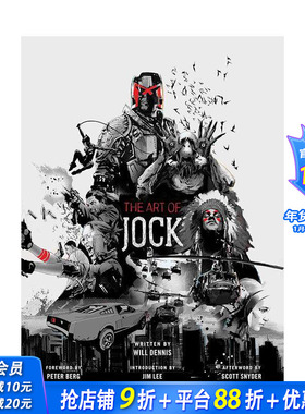 【预售】乔克的艺术 The Art of Jock 原版英文漫画书 正版进口书