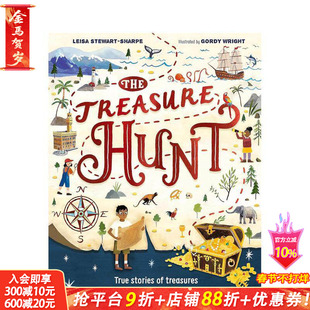 【预售】寻宝游戏 The Treasure Hunt 英文故事拓展阅读 进口童书