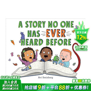 【现货】一个从未有人听说过的故事 A Story No One Has Ever Heard Before 英文儿童插画故事绘本 进口童书