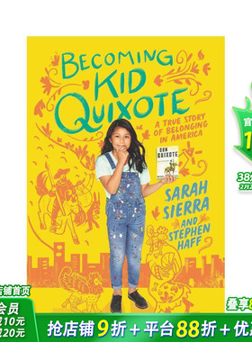【现货】 Becoming Kid Quixote，堂吉诃德成为孩子 英文原版图书籍进口正版 Sierra 儿童分阶阅读
