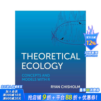 【预售】理论生态学：概念与R语言模型 Theoretical Ecology 原版英文社会科学 正版进口书