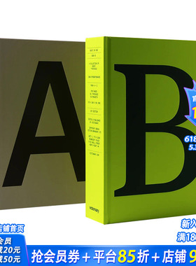 【现货】字体作品集:无衬线体应用+衬线体应用(可选拍)A Collection of Sans Serif Typefaces and Serif Typefaces英文设计进口书