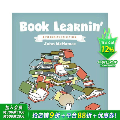 【现货】【Pie Comics漫画】书本学习 Book Learnin 英文原版搞笑漫画书 John McNamee