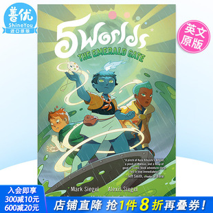 5个世界弟5部：翡翠之门 善优图书 Comics Emerald 现货 英文漫画 Gate Worlds 进口书籍Marvel Book 正版 5：The