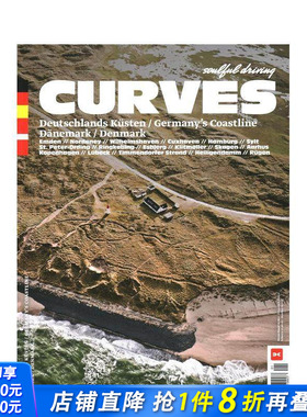 【预售】曲线：德国海岸线 | 丹麦（德语 / 英语对照） Curves: Germany's Coastline | Denmark 原版英文旅行 正版进口书