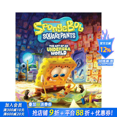 【预售】海绵宝宝25周年海底世界艺术设定集 SpongeBob SquarePants 原版英文艺术插画原画设定集 正版进口书