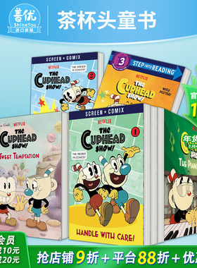【现货多册选拍】茶杯头儿童漫画/绘本 Cuphead Volume Comic Capers & Curios Mugman惊险刺激冒险故事英语阅读 英文进口书  6岁+
