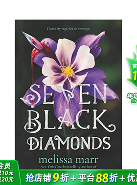 【现货】Seven Black Diamonds，七颗黑色钻石 英文原版图书籍进口正版 Melissa Marr 青少年读物