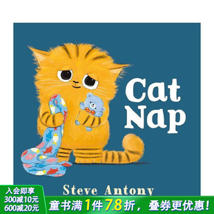 现货 英文儿童插画故事绘本 猫咪午睡 Nap 进口童书 Cat