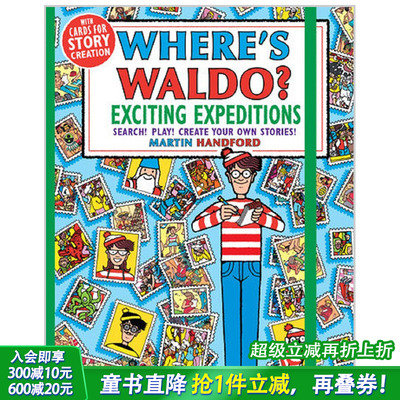 【现货】沃利在哪里？令人激动的探险 Exciting Expeditions 威利在哪儿 Where’s Wally？儿童原版进口图书【善优童书】