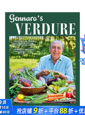 【预售】Gennaro's Verdure：被蔬菜包围的意大利食谱 原版英文餐饮生活美食 正版进口书