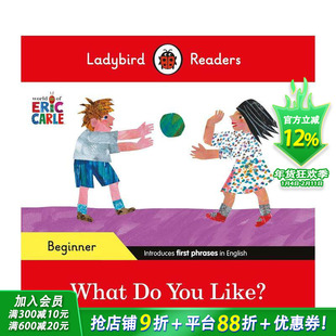 【现货】瓢虫读物初级 - 艾瑞·卡尔 - 你喜欢什么?(ELT分级读物) Ladybird Readers Beginner Level 儿童英语早教启蒙绘本