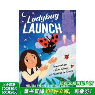 预售 英文儿童插画科普绘本 放生瓢虫 Launch 进口童书 Ladybug