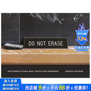 【现货】英文原版 别擦掉：数学家和他们的黑板 Do Not Erase: Mathematicians and Their Chalkboards 摄影 正版进口书籍艺术画
