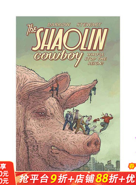 【现货】少林牛仔 Shaolin Cowboy 原版英文漫画书 正版进口书