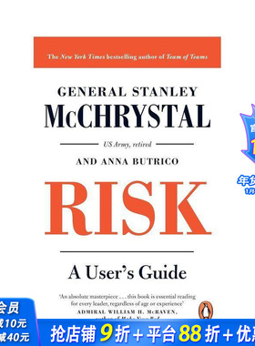 【预售】风险：用户指南 Risk:A User's Guide 英文商业行销 正版进口书