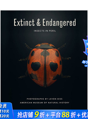 【预售】英文 灭*与濒危：处境危险的昆虫 Extinct & Endangered : Insects in Peril 自然景观摄影 正版进口图书画册