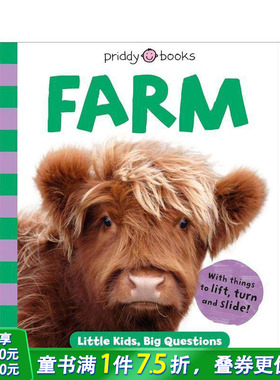 【现货】农场（小小孩的大问题） Farm (Little Kids， Big Questions) 英文儿童插画科普绘本 进口童书